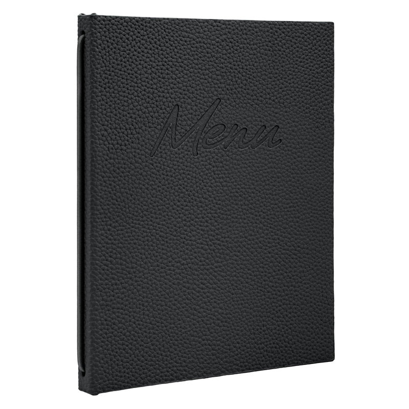 Load image into Gallery viewer, Securit Menu Set - Signature A5 Black - 10 Menu Holders + 20 Extra Pouches

