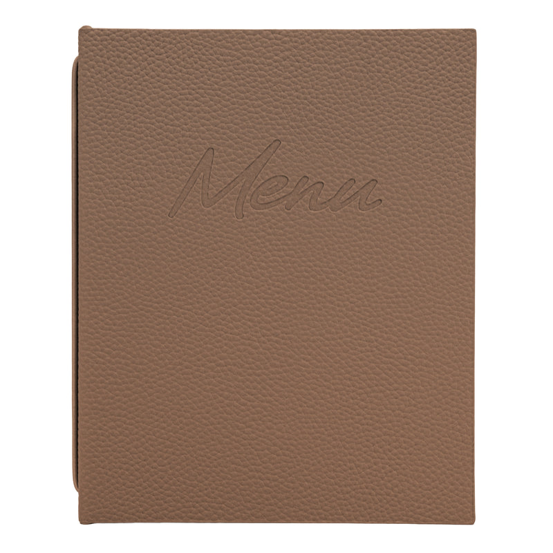 Load image into Gallery viewer, Securit Menu Set - Signature A5 Brown - 10 Menu Holders + 20 Extra Pouches
