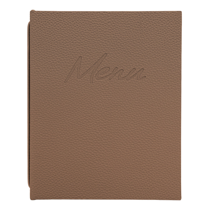 Load image into Gallery viewer, Securit Menu Holders - Signature Menu Holder A5 in Brown 18x22,5x2cm - Pack of 10
