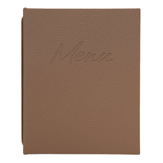 Securit Menu Holders - Signature Menu Holder A5 in Brown 18x22,5x2cm - Pack of 10