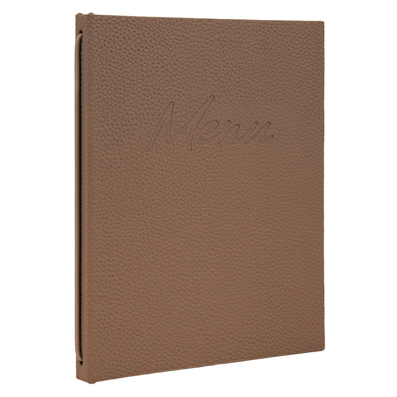 Load image into Gallery viewer, Securit Menu Set - Signature A5 Brown - 10 Menu Holders + 20 Extra Pouches
