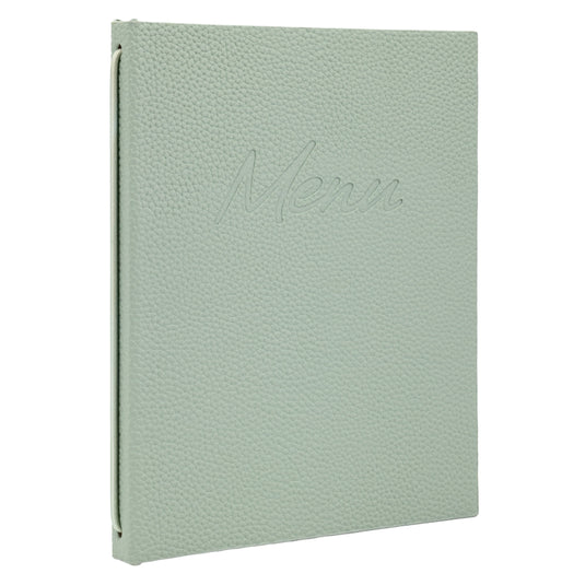 Securit Menu Set - Signature A5 Green - 10 Menu Holders + 20 Extra Pouches