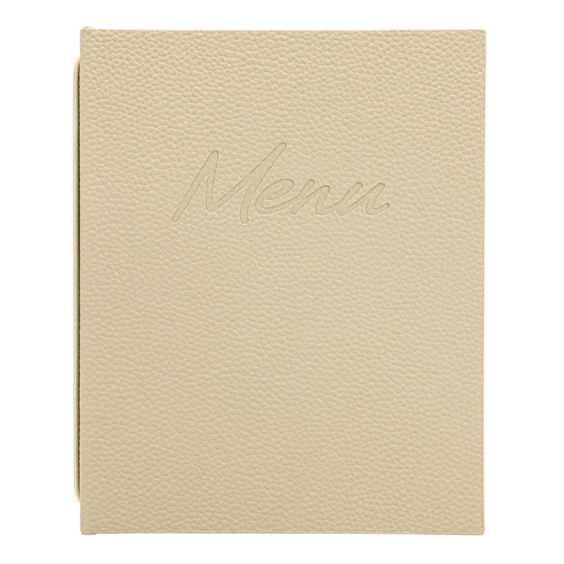 Load image into Gallery viewer, Securit Menu Set - Signature A5 Beige - 10 Menu Holders + 20 Extra Pouches
