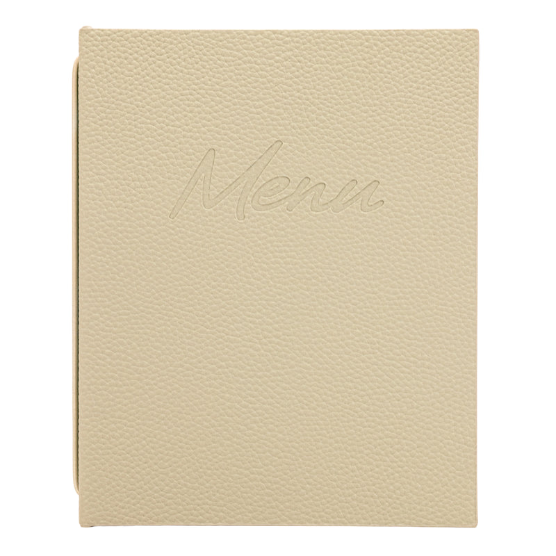 Load image into Gallery viewer, Securit Menu Holders - Signature Menu Holder A5 in Beige 18x22,5x2cm - Pack of 10
