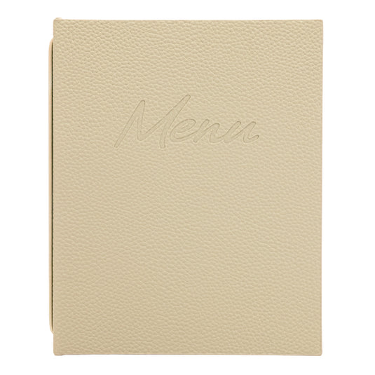 Securit Menu Holders - Signature Menu Holder A5 in Beige 18x22,5x2cm - Pack of 10
