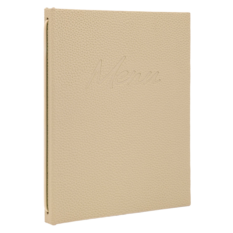 Load image into Gallery viewer, Securit Menu Holders - Signature Menu Holder A5 in Beige 18x22,5x2cm - Pack of 10
