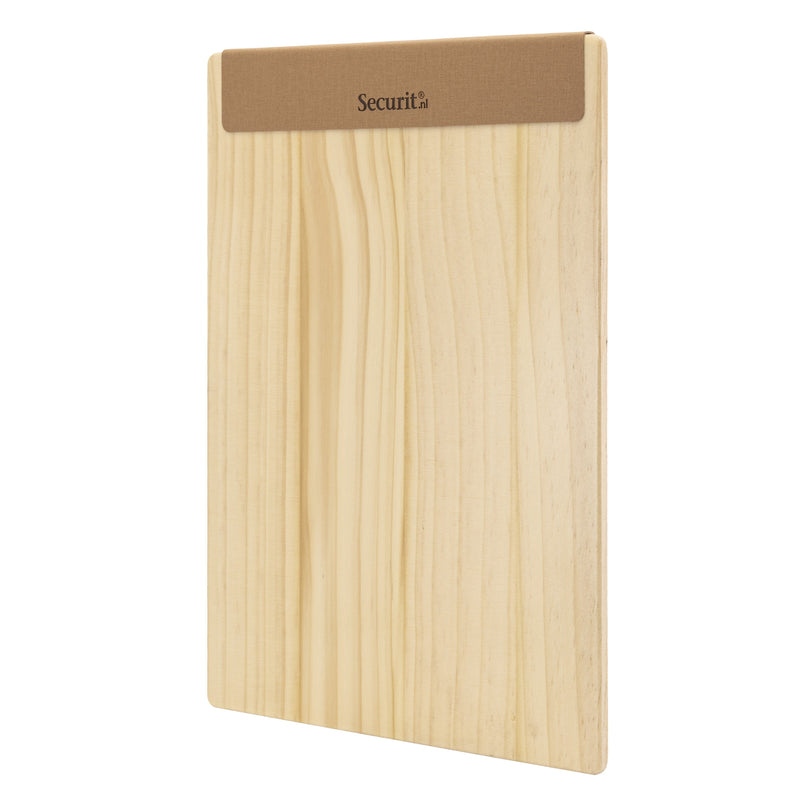 Load image into Gallery viewer, Securit Menu Holders - Signature Clipboard A4 in Beech 23x32x1,5cm - Pack of 10
