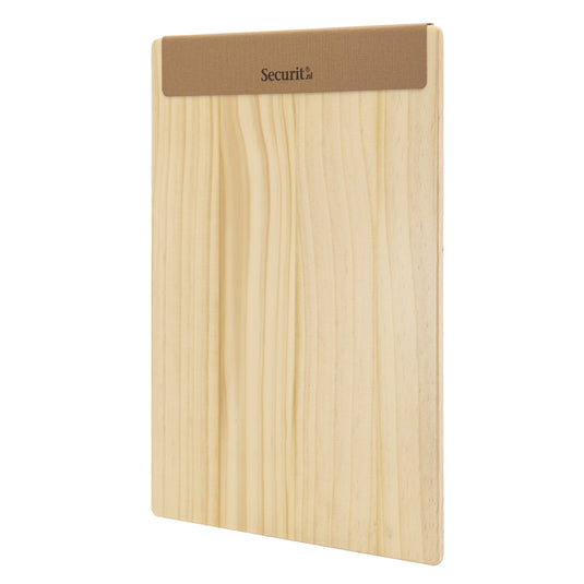 Securit Menu Holders - Signature Clipboard A4 in Beech 23x32x1,5cm - Pack of 10