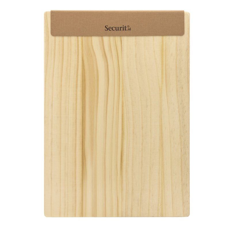 Load image into Gallery viewer, Securit Menu Holders - Signature Clipboard A4 in Beech 23x32x1,5cm - Pack of 10
