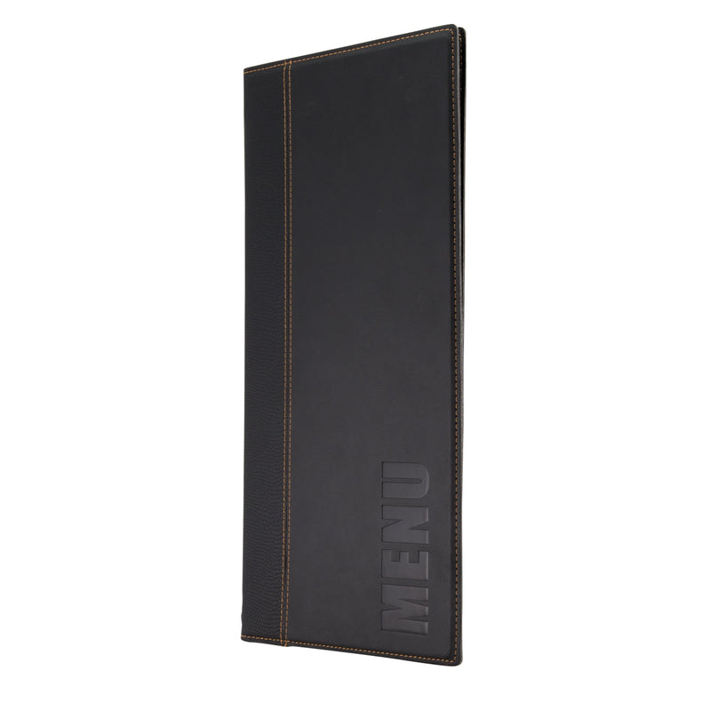 Load image into Gallery viewer, Securit Menu Set - Trendy A45 Black - 10 Menu Holders + 20 Extra Pouches
