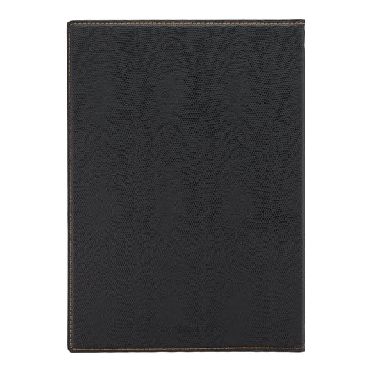 Securit Front-of-House Set - Trendy A4 Black - 10 Menu Holders + 10 Bill Presenters