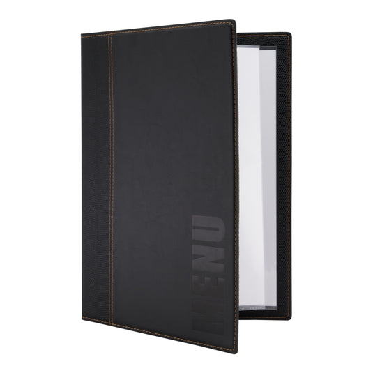 Securit Menu Holders - Trendy - Black 34x24x0,4cm - Pack of 10