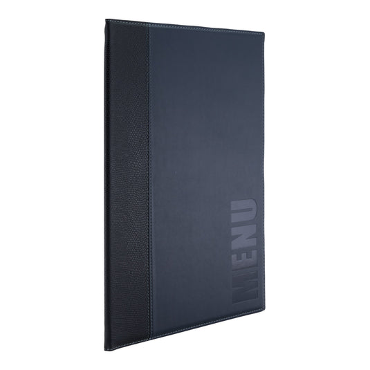 Securit Menu Set - Trendy A4 Blue - 10 Menu Holders + 20 Extra Pouches