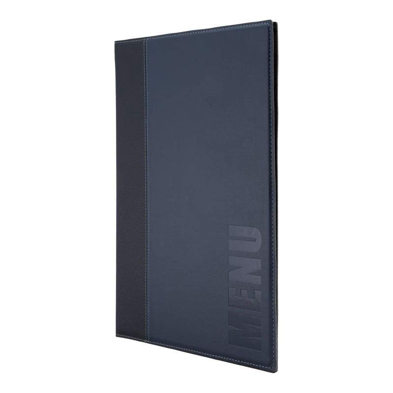 Load image into Gallery viewer, Securit Menu Set - Trendy A4 Blue - 10 Menu Holders + 20 Extra Pouches
