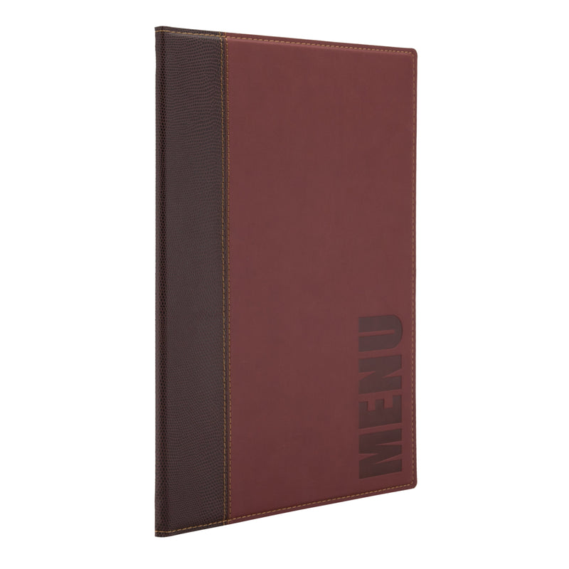 Load image into Gallery viewer, Securit Menu Set - Trendy A4 Wine Red - 10 Menu Holders + 20 Extra Pouches
