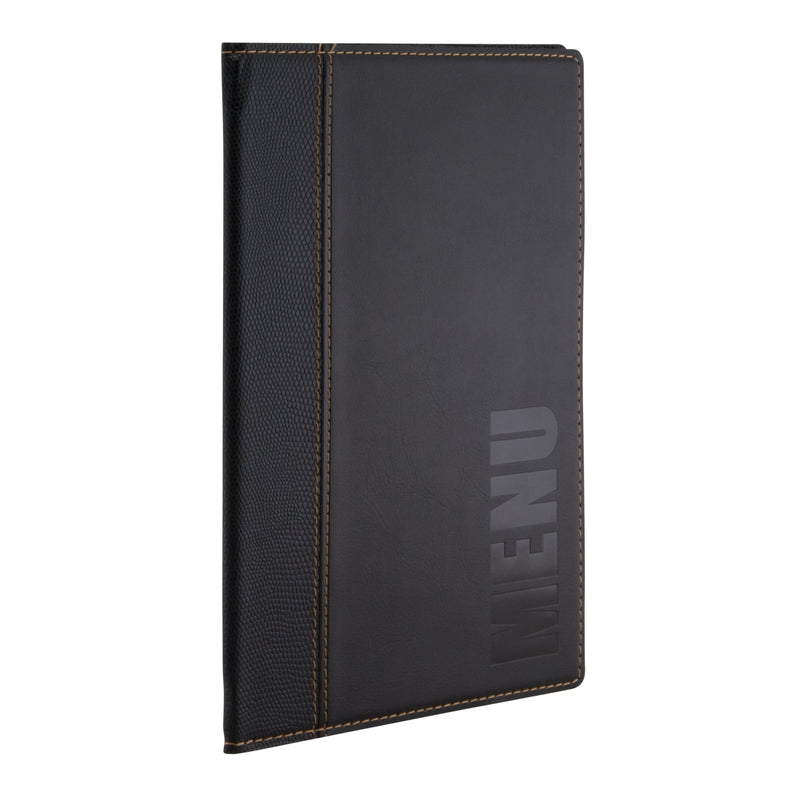 Load image into Gallery viewer, Securit Menu Set - Trendy A5 Black - 10 Menu Holders + 20 Extra Pouches
