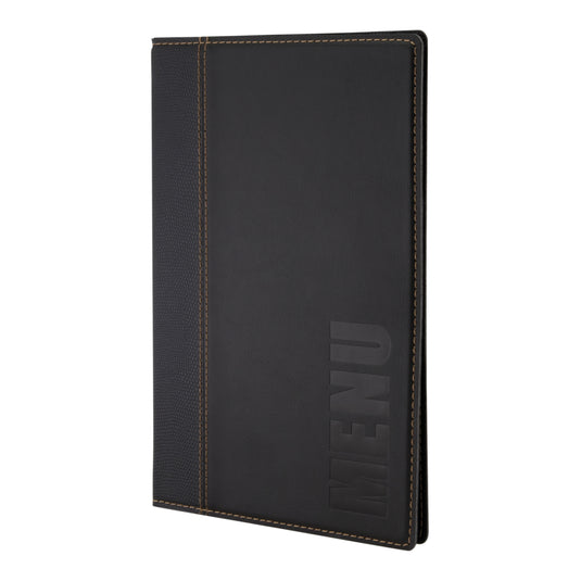 Securit Menu Holders - Trendy - Black 25,3x17,7x0,8cm - Pack of 10