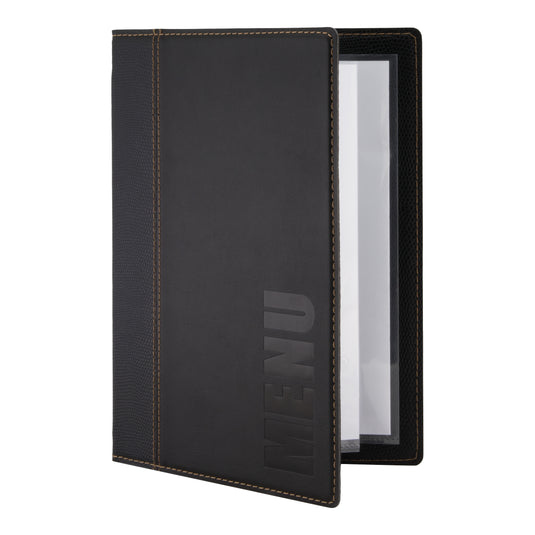 Securit Menu Holders - Trendy - Black 25,3x17,7x0,8cm - Pack of 10