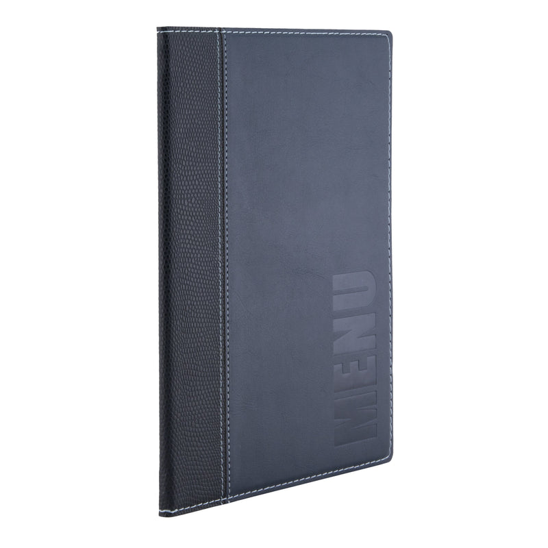 Load image into Gallery viewer, Securit Menu Set - Trendy A5 Blue - 10 Menu Holders + 20 Extra Pouches
