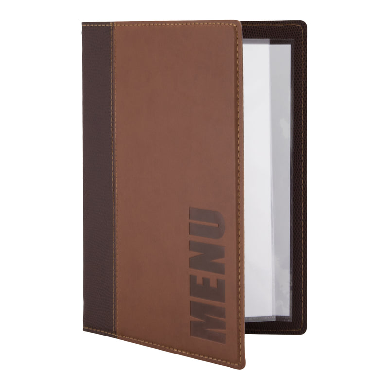 Load image into Gallery viewer, Securit Menu Holders - Trendy - Light Brown 25,3x17,7x0,8cm - Pack of 10
