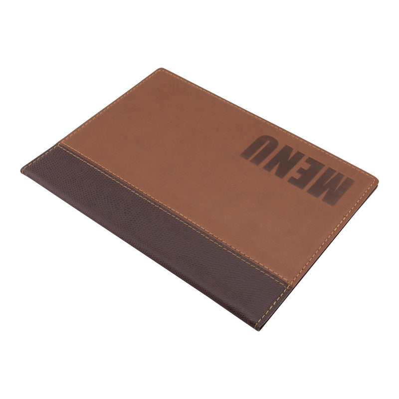Load image into Gallery viewer, Securit Menu Holders - Trendy - Light Brown 25,3x17,7x0,8cm - Pack of 10
