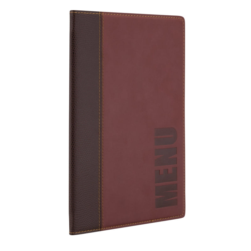 Load image into Gallery viewer, Securit Menu Set - Trendy A5 Wine Red - 10 Menu Holders + 20 Extra Pouches

