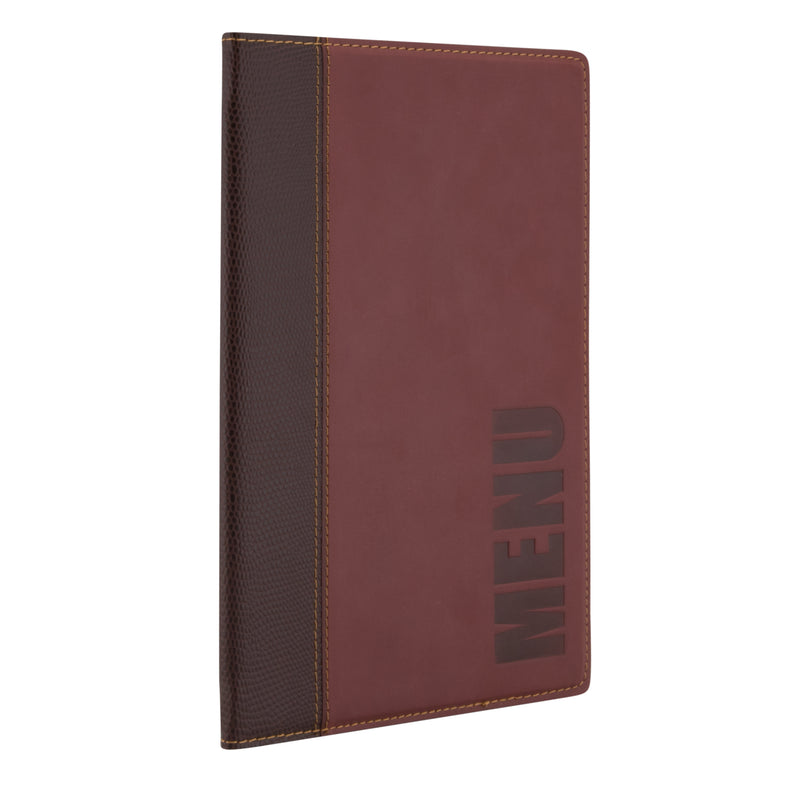 Load image into Gallery viewer, Securit Menu Holders - Trendy - Wine Red 25,3x17,7x0,8cm - Pack of 10
