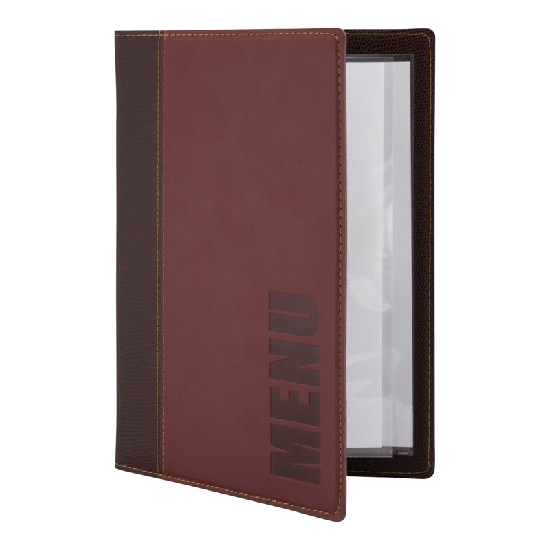 Load image into Gallery viewer, Securit Menu Holders - Trendy - Wine Red 25,3x17,7x0,8cm - Pack of 10
