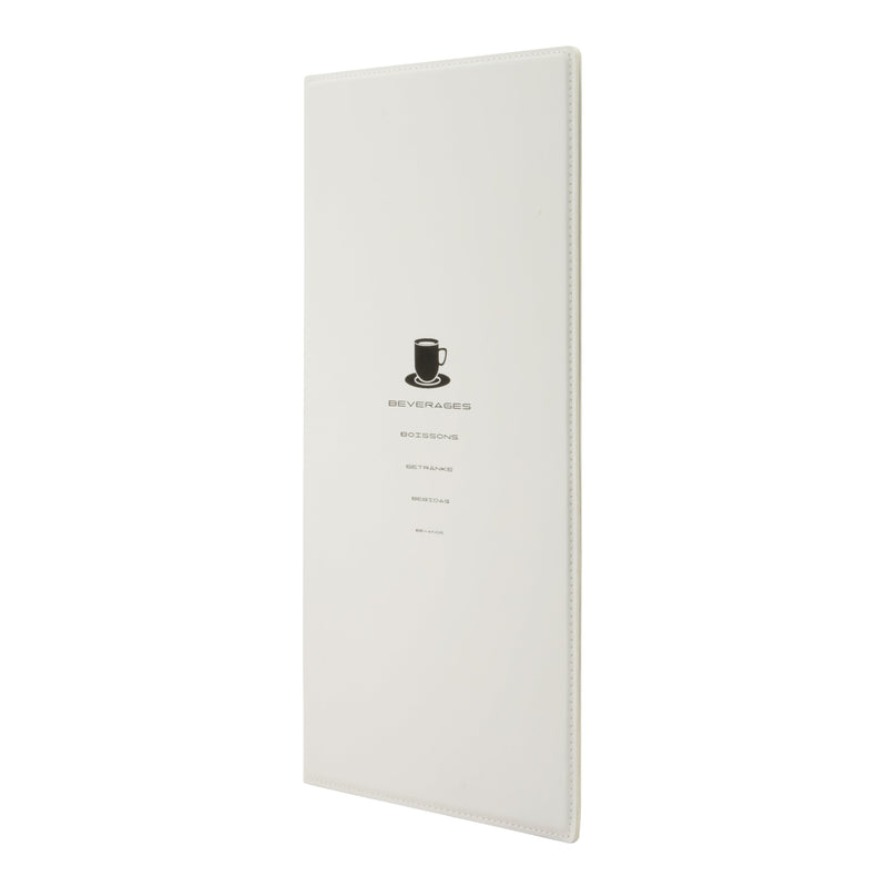 Load image into Gallery viewer, Securit Menu Set - Trendy Beverages A45 White - 10 Menu Holders + 20 Extra Pouches
