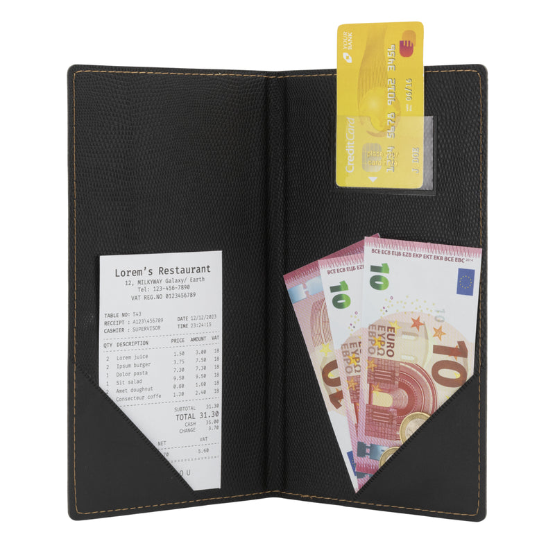 Load image into Gallery viewer, Securit Menu Holders - Trendy - Black 23x14x0,7cm - Pack of 10
