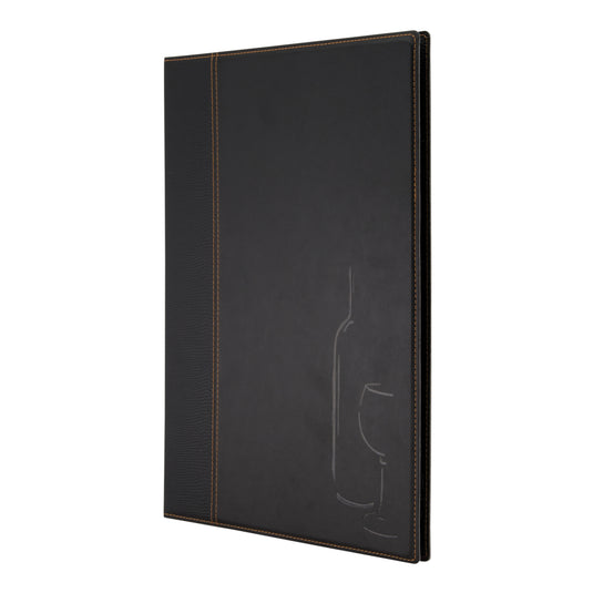 Securit Menu Holders - Trendy - Black 34x24,6x0,4cm - Pack of 10