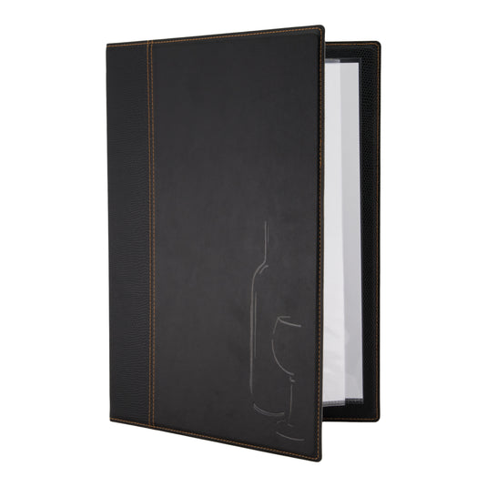 Securit Menu Holders - Trendy - Black 34x24,6x0,4cm - Pack of 10