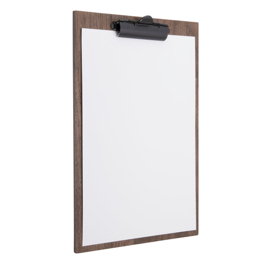 Securit Menu Holders - Walnut - Walnut 33x23x2,3cm - Pack of 10
