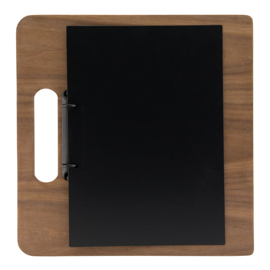 Securit Menu Holders - Walnut - Walnut 32,7x30x2,6 - Pack of 10