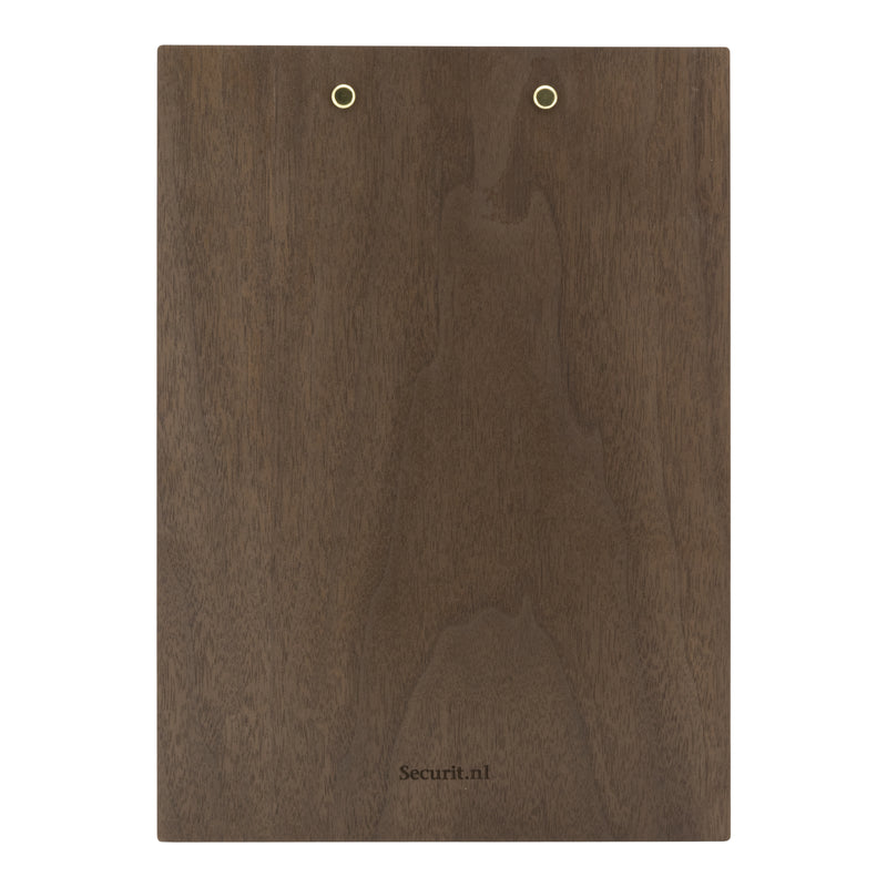 Load image into Gallery viewer, Securit Menu Holders - Walnut - Walnut 312x23x2cm - Pack of 10
