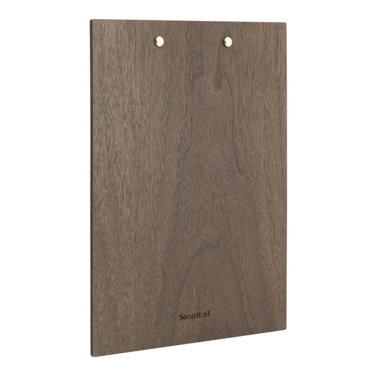 Securit Menu Holders - Walnut - Walnut 312x23x2cm - Pack of 10
