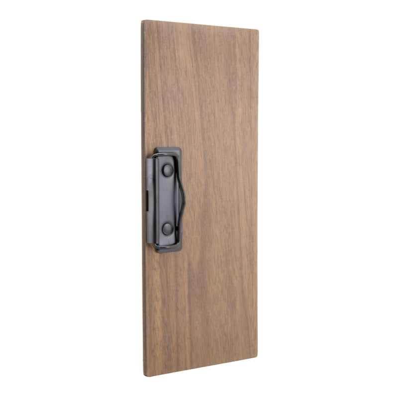 Load image into Gallery viewer, Securit Menu Holders - Walnut - Walnut 24x10x1cm - Pack of 10
