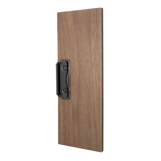 Securit Menu Holders - Walnut - Walnut 24x10x1cm - Pack of 10