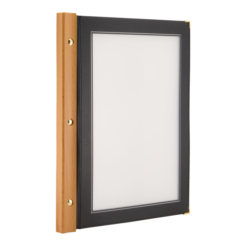 Load image into Gallery viewer, Securit Menu Holders - Wood - Black 32,2x26,6x2cm - Pack of 10
