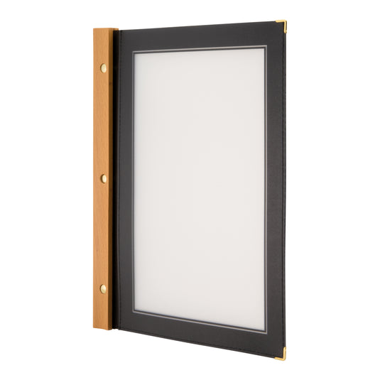 Securit Menu Holders - Wood - Black 32,2x26,6x2cm - Pack of 10