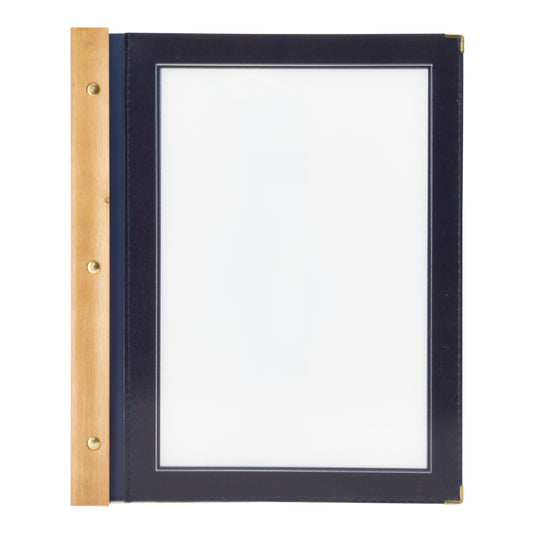 Securit Menu Holders - Wood - Blue 32,2x26,6x2cm - Pack of 10