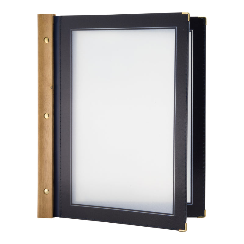Load image into Gallery viewer, Securit Menu Holders - Wood - Blue 32,2x26,6x2cm - Pack of 10

