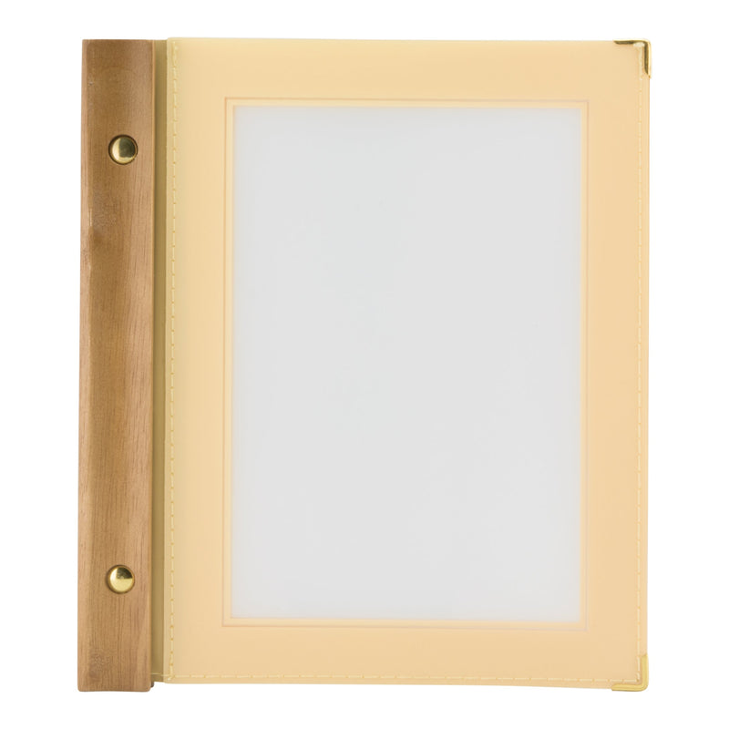 Load image into Gallery viewer, Securit Menu Set - Wood A5 Beige - 10 Menu Holders + 20 Extra Pouches
