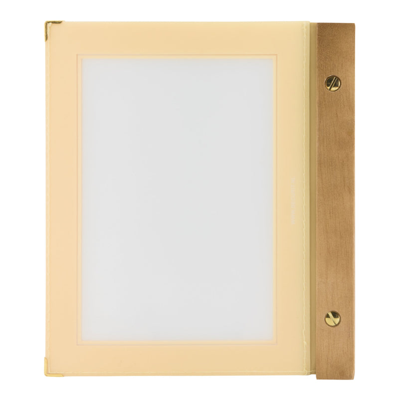 Load image into Gallery viewer, Securit Menu Set - Wood A5 Beige - 10 Menu Holders + 20 Extra Pouches
