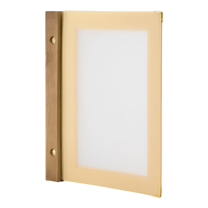 Load image into Gallery viewer, Securit Menu Set - Wood A5 Beige - 10 Menu Holders + 20 Extra Pouches
