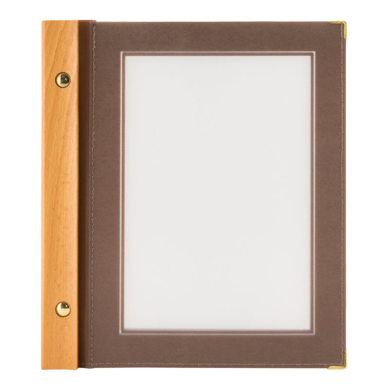Load image into Gallery viewer, Securit Menu Holders - Wood - Brown 24x20,5x2cm - Pack of 10

