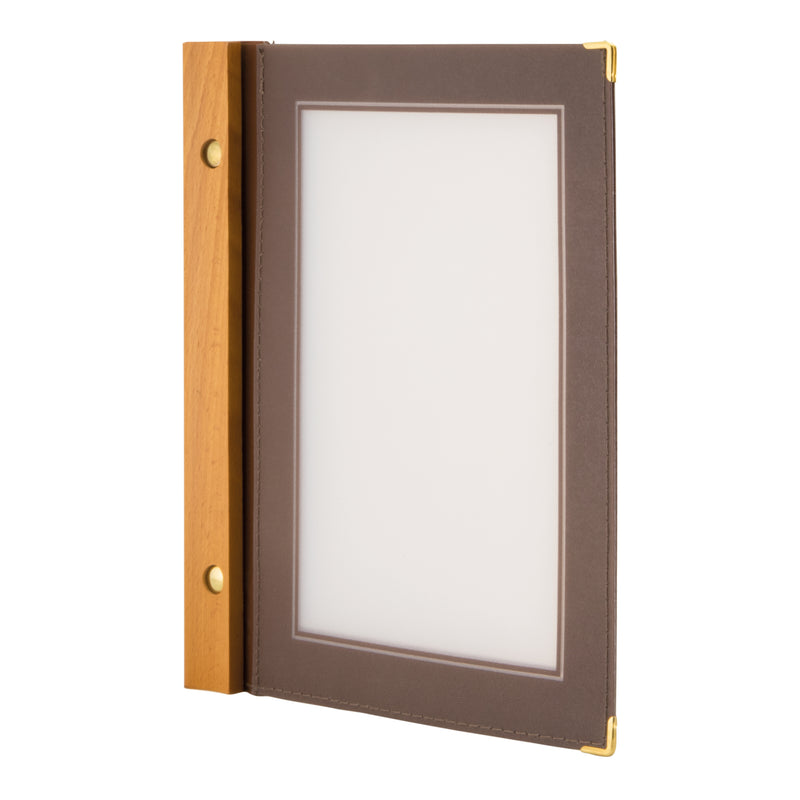 Load image into Gallery viewer, Securit Menu Holders - Wood - Brown 24x20,5x2cm - Pack of 10
