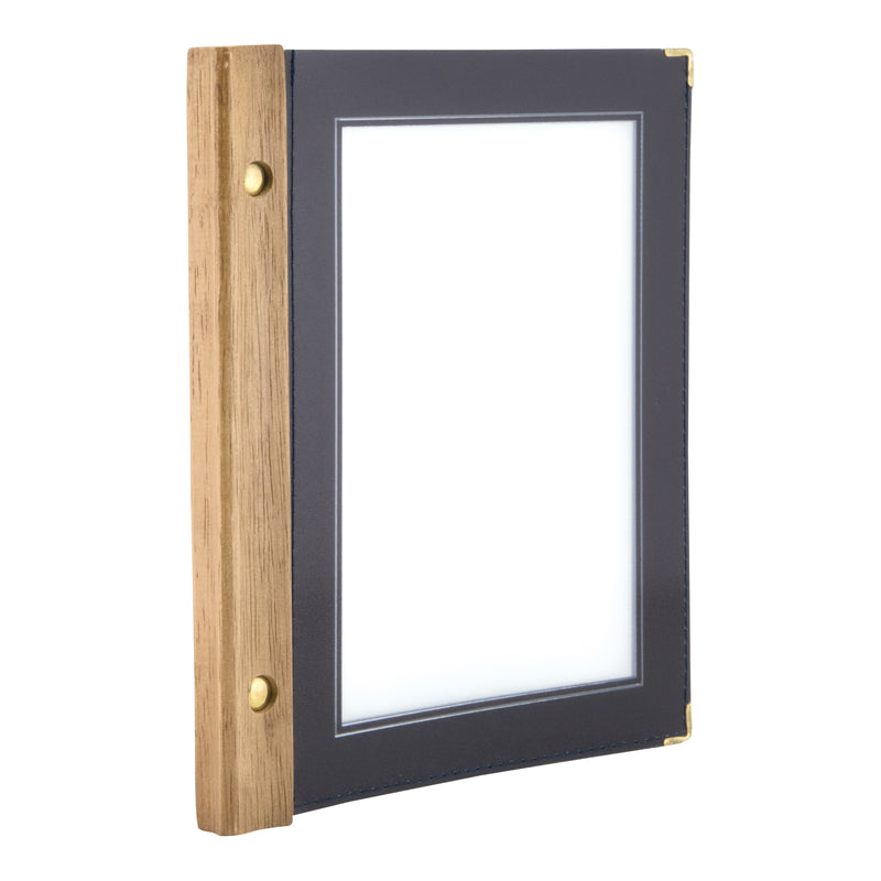 Load image into Gallery viewer, Securit Menu Holders - Wood - Blue 24x20,5x2cm - Pack of 10
