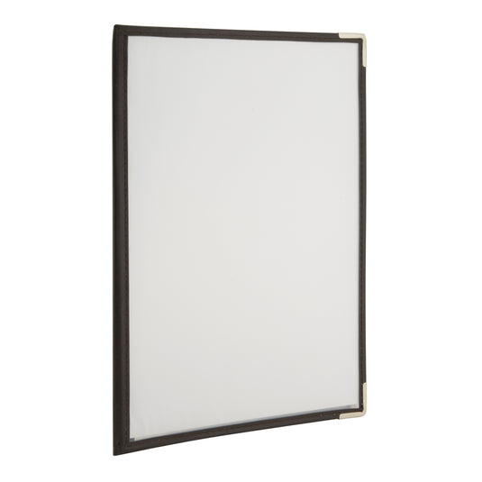 Securit Menu Holders - Crystal - Brown 32x24x1,8cm - Pack of 6