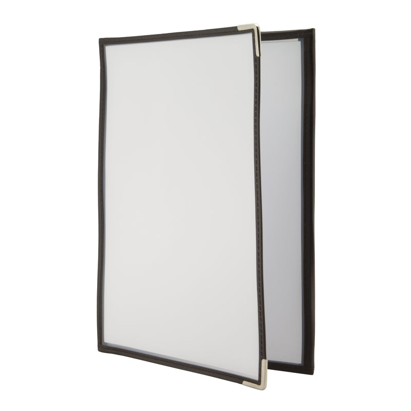 Load image into Gallery viewer, Securit Menu Holders - Crystal - Brown 32x24x1,8cm - Pack of 6
